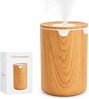 卓上加湿器(USB給電・木目調)